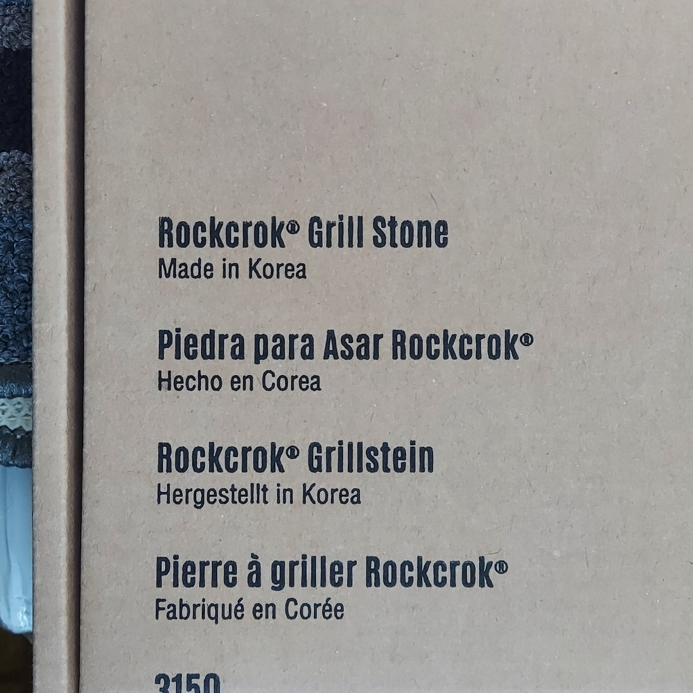 NEW PAMPERED CHEF ROCKCROK GRILL STONE